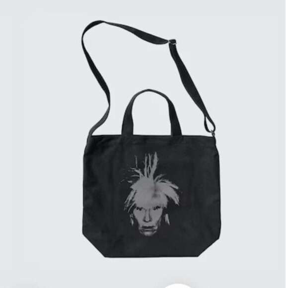 Uniqlo KAWS + Warhol 2-Way Tote Bag NWT - Picture 1 of 5